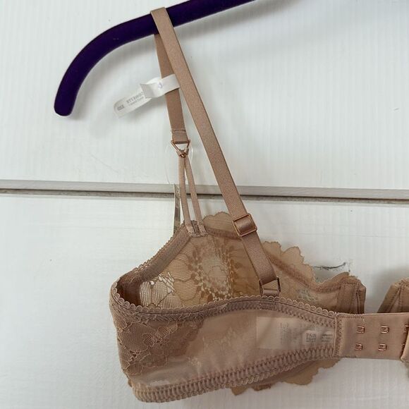 Aerie Real Power Poppy Lace Unlined Bra - Picture 9 of 12